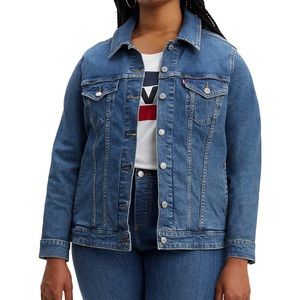 Levi’s Plus Size Original Denim Trucker Jacket - Size 1X